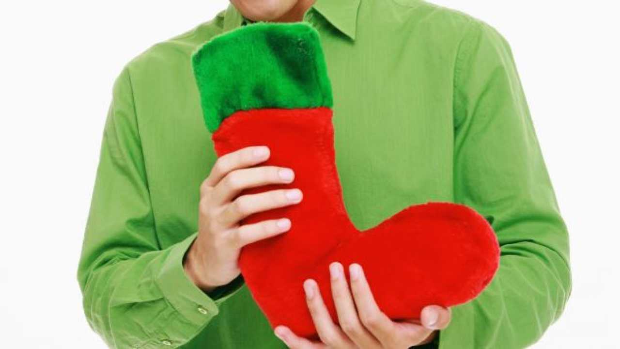 boy in stocking