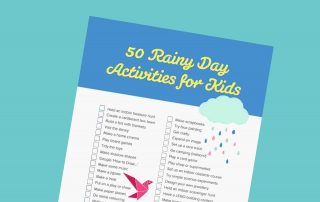 50 Fun Rainy Day Activities for Kids checklist - Mykidstime