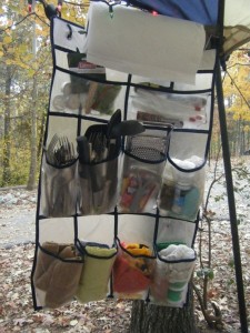 shoe organiser for camping