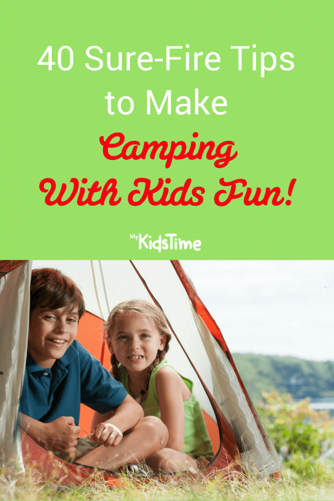 Camping with kids pinterest