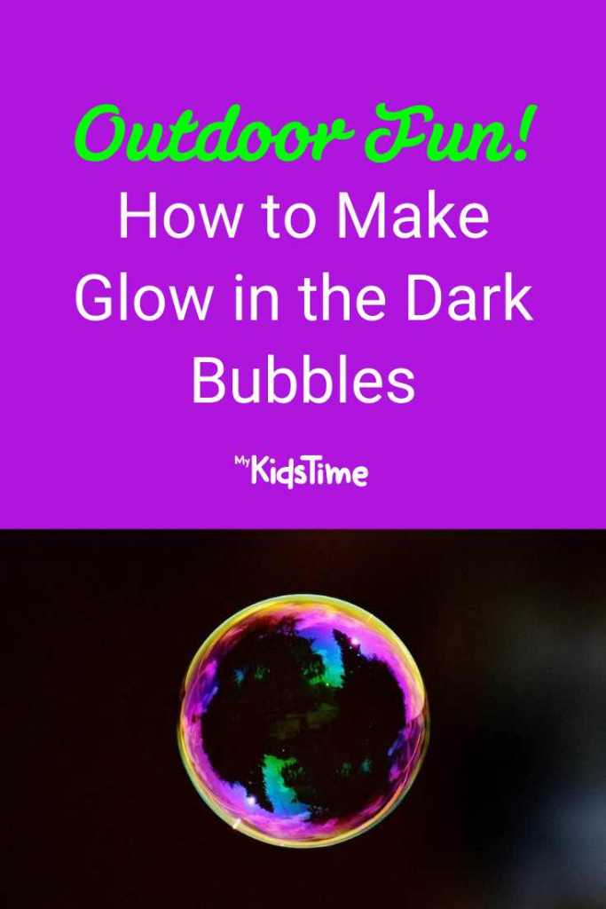 How to Make Glow in the Dark Bubbles