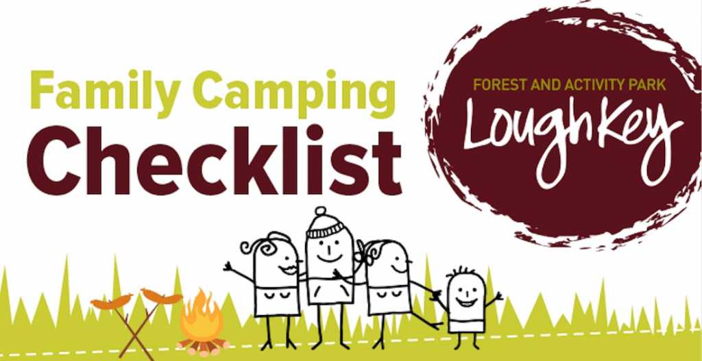 Family Camping Checklist Lough Key