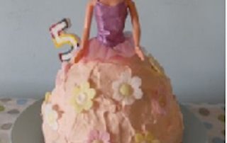 princess doll cake