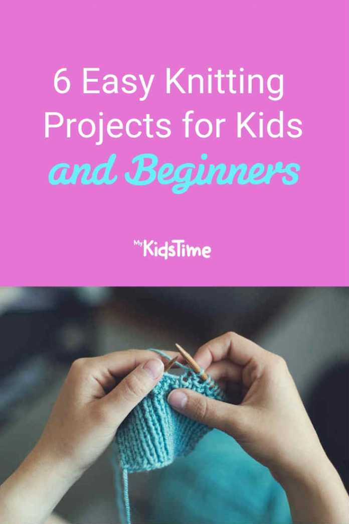6 Easy Knitting Projects for Kids and Beginners