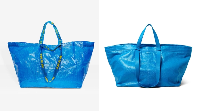 designer ikea bag balenciaga