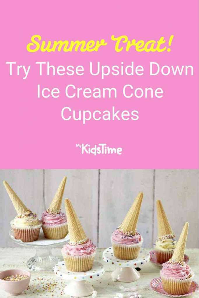 Make Your Own Upside Down Ice Cream Cone Cupcakes