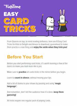 Free Download: Easy Card Tricks for Kids