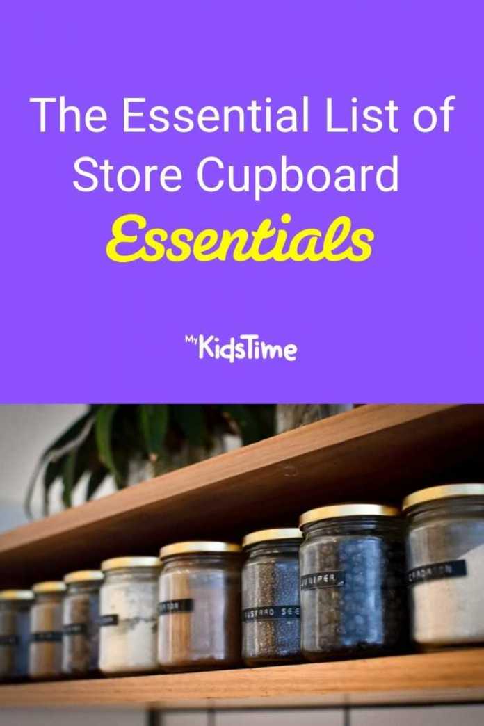The Essential List of Store Cupboard Essentials