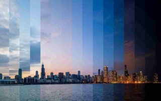 time lapse city scape