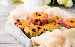 Breakfast berry muffins