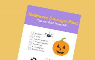Halloween scavenger hunt lead - Mykidstime