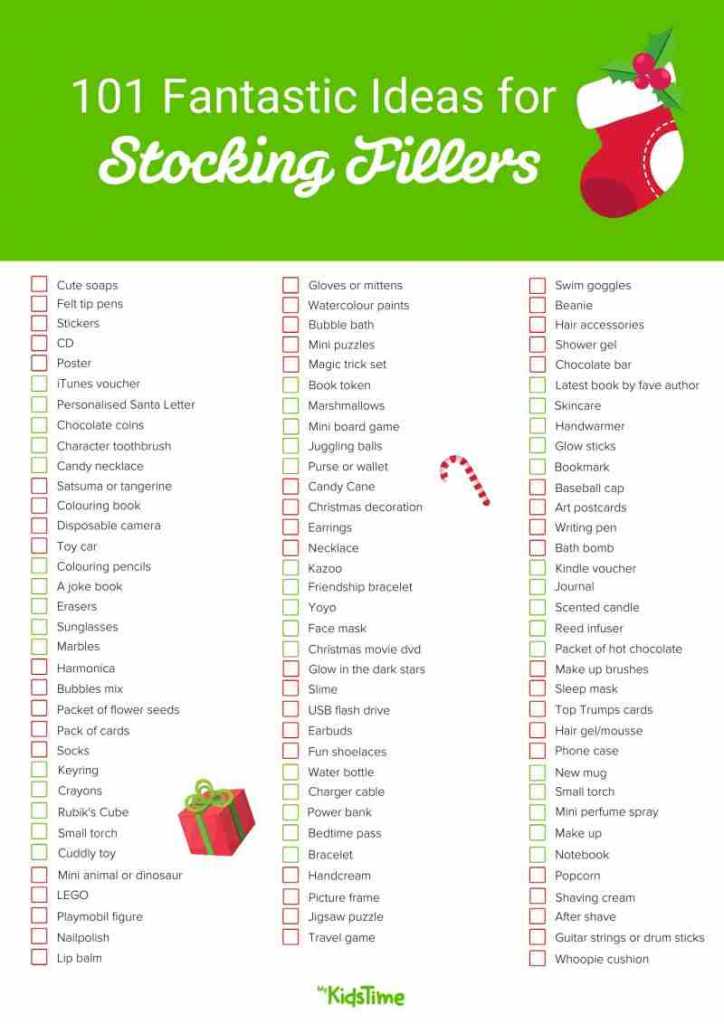 Free Stocking Filler Ideas Download MyKidsTime