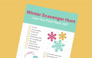 Winter scavenger hunt