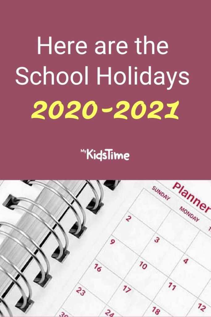 School holidays 2020