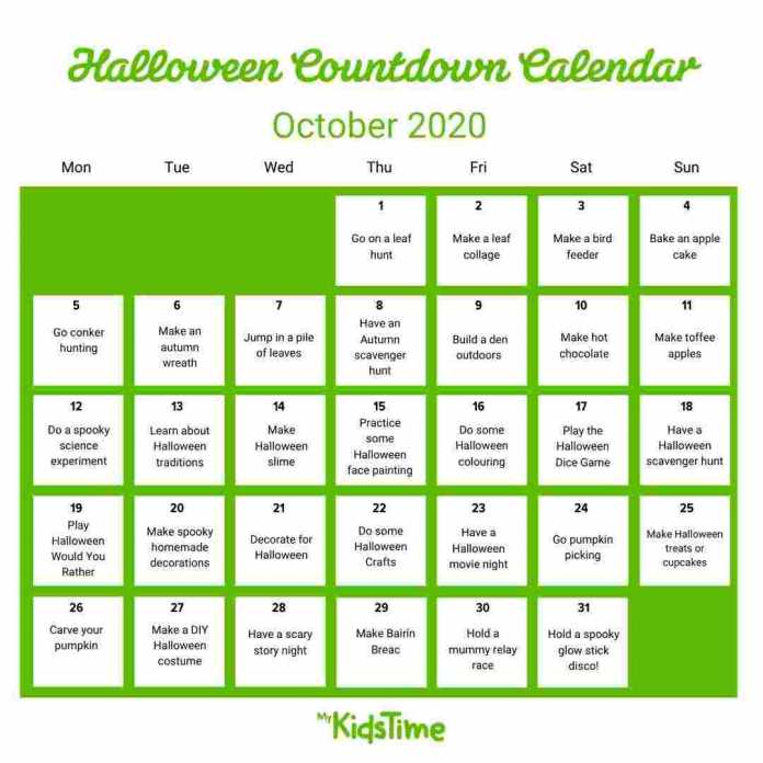 Join The Fun With Our Halloween Countdown Calendar!