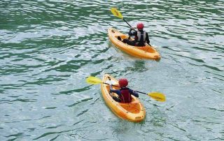 sea-kayak Family friendly campsites in Ireland with activities