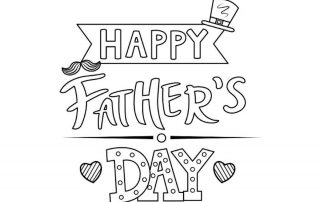 Father's Day colouring pages - Mykidstime