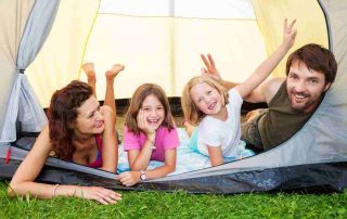 First time camping with kids lead