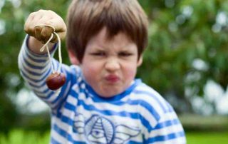 Who remembers hunting for and playing conkers lead