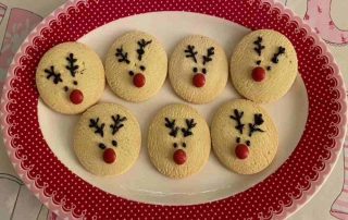 Rudolph the Reindeer cookies lead smaller