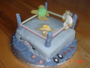 Kids Birthday Cake Ideas – Boxer in a Ring