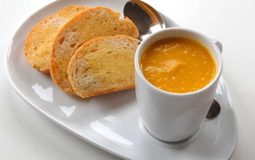 Comforting Carrot, Apple and Ginger Soup is a Family Favourite