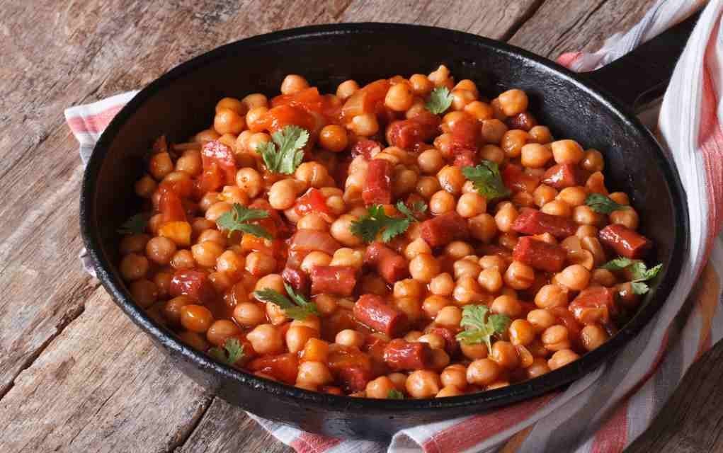 This Chickpea, Sweet Potato and Chorizo Stew is Yummy!