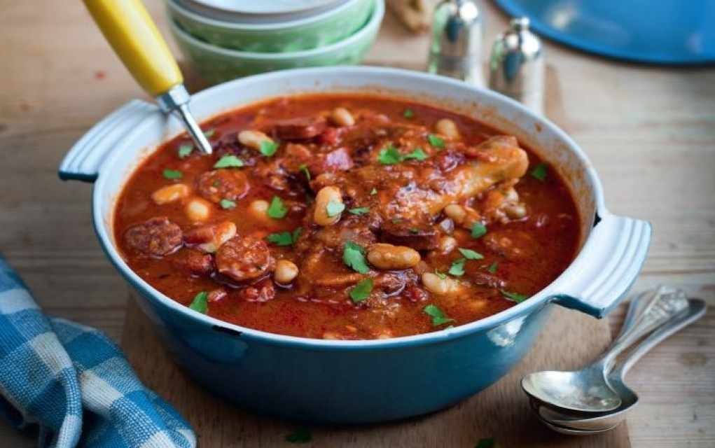 Chorizo Chicken Bean Stew recipe