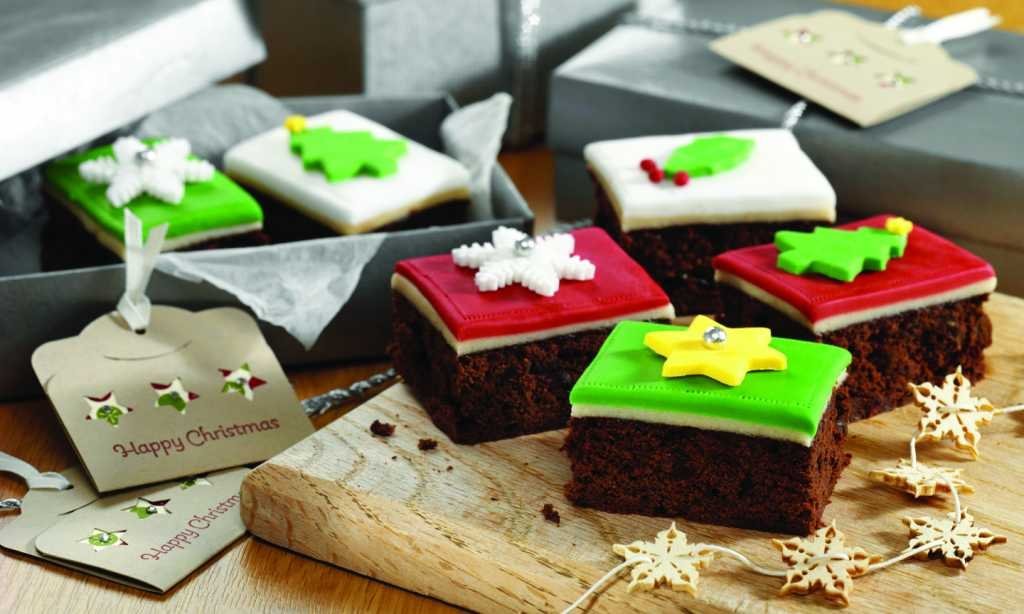 Christmas Cake Brownies recipe