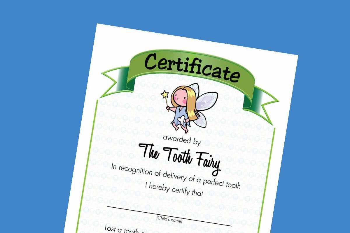 Download Your Free Tooth Fairy Certificate for Dental Achievement