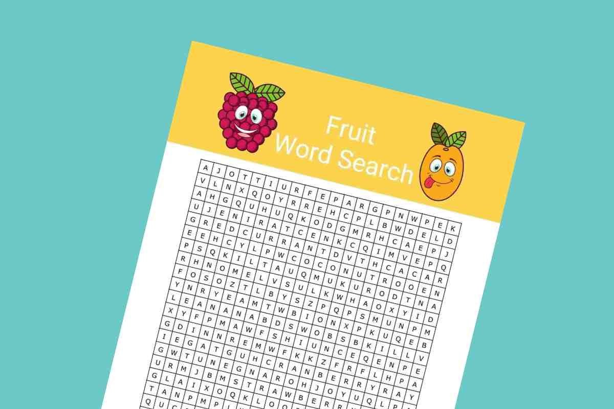 Feeling Fruity? Download Our FREE Fruit Word Search