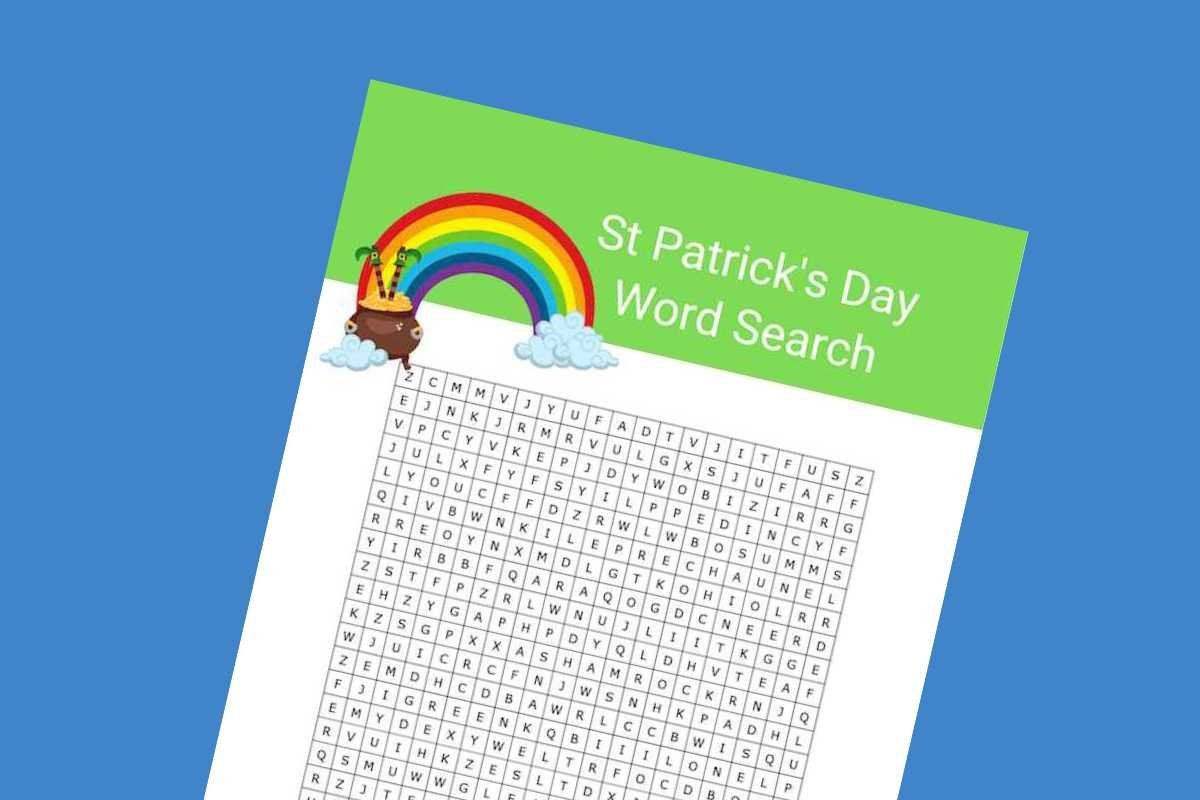 Download Your FREE St Patrick’s Day Word Search