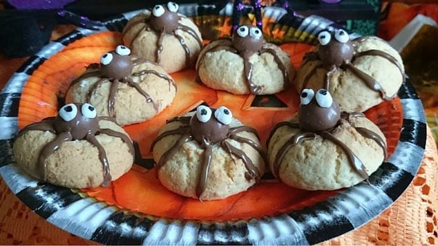 Easy Malteser Spider Halloween Cookies for Kids