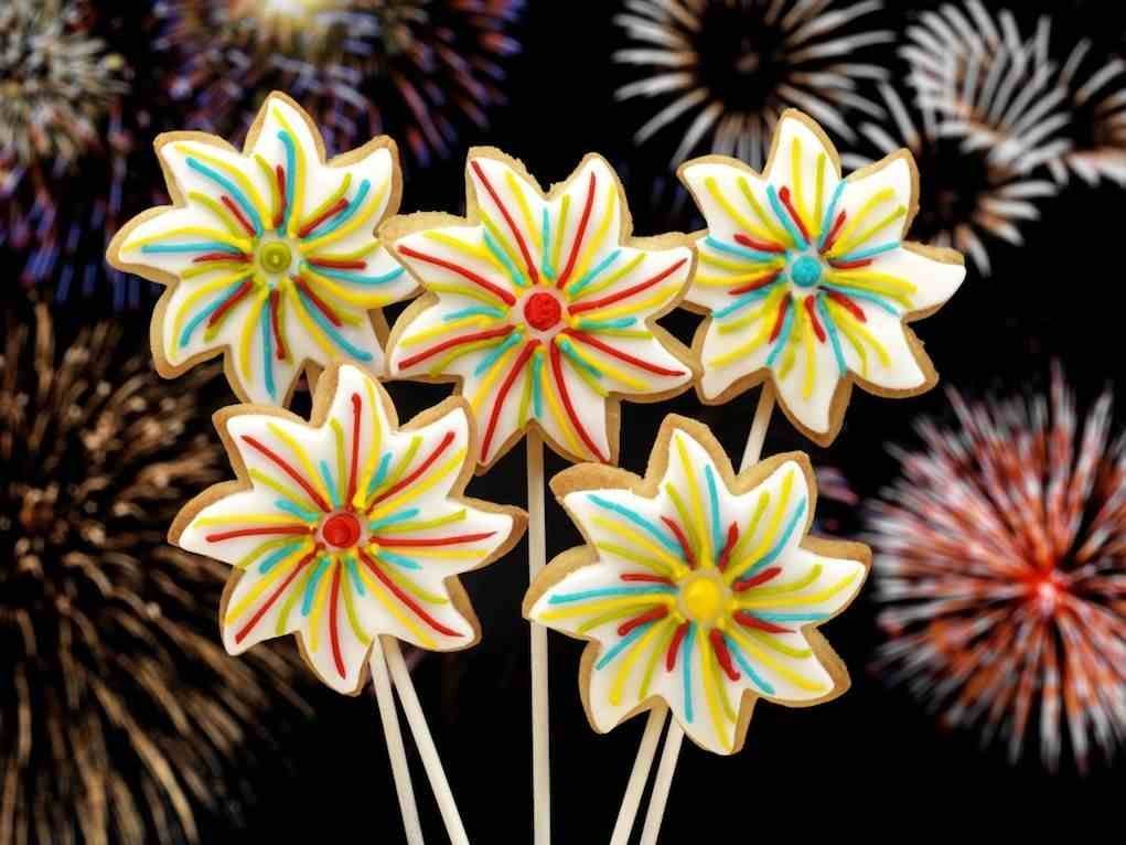 Firework Cookie Pops recipe