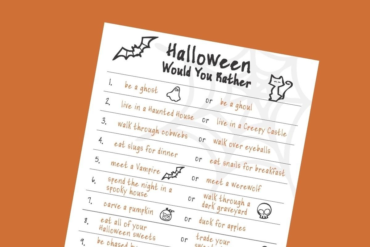 Have a Giggle With This Fun Halloween Would You Rather Game