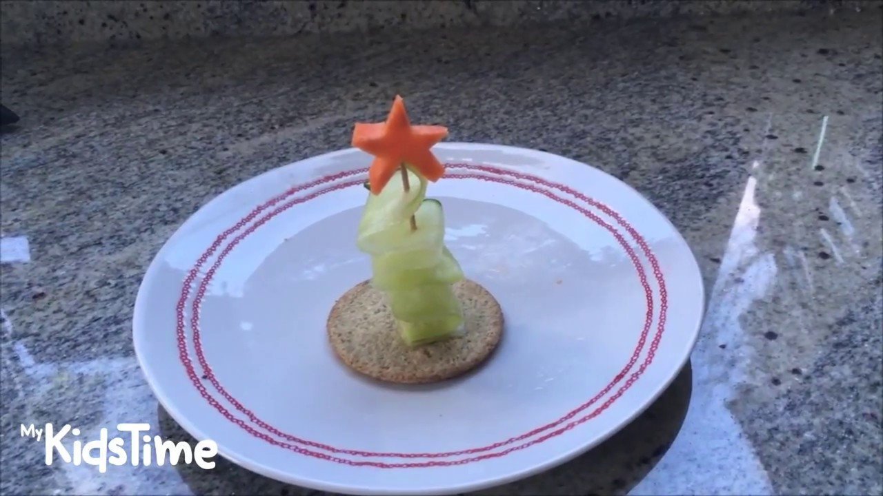 How to Make Cucumber Christmas Trees for a Fun Festive Treat