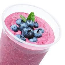 Peach and Blueberry Smoothie