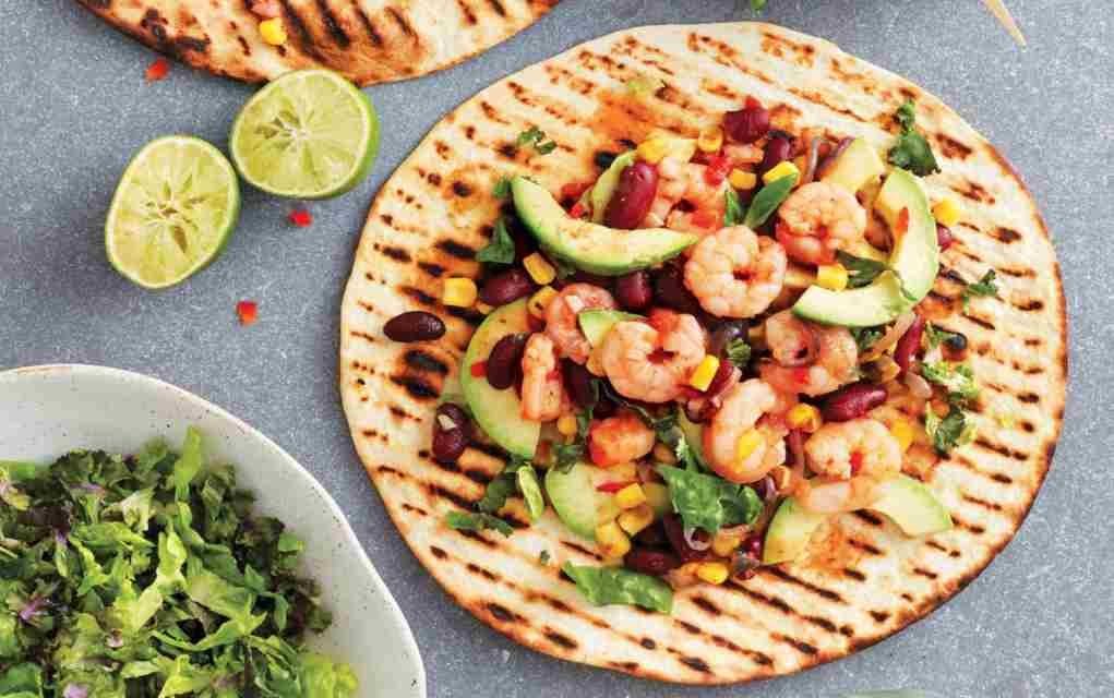 Prawn Tortillas With Chilli & Lime, Perfect For A Quick Easy Dinner