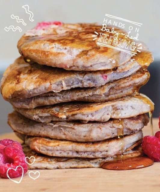 Raspberry Buckwheat Pancakes recipe