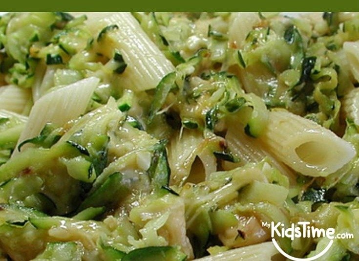 Courgette Pasta with Lemon and Capers recipe photo