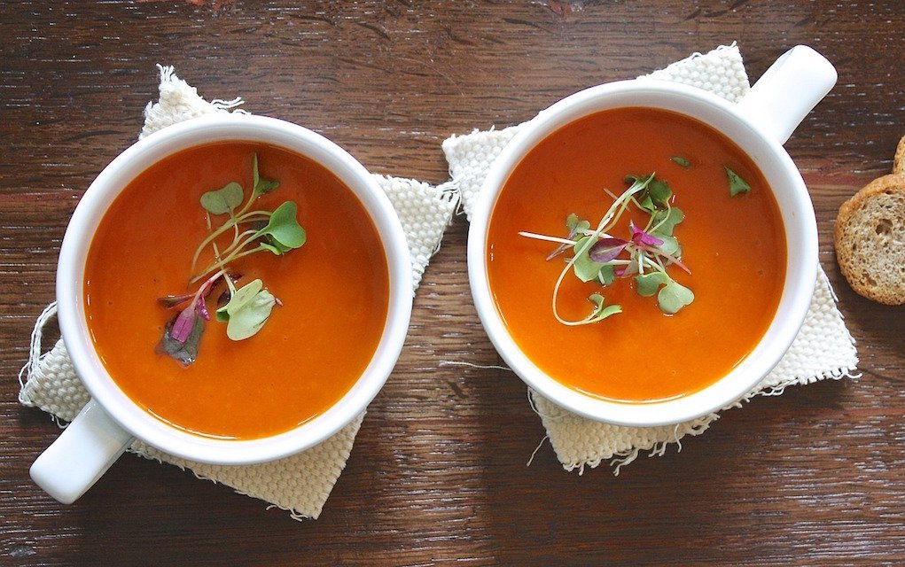 Roasted Red Pepper and Red Lentil Soup recipe