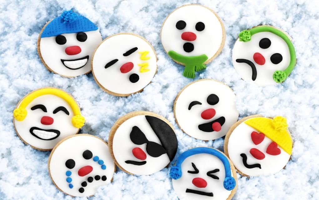 Snowman Emoji Biscuits recipe