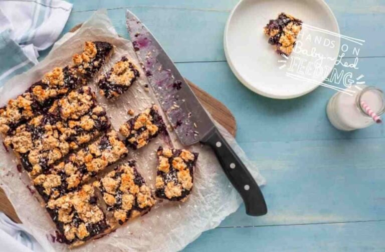 Sugar-Free Blueberry and Oat Lunchbox Bars recipe