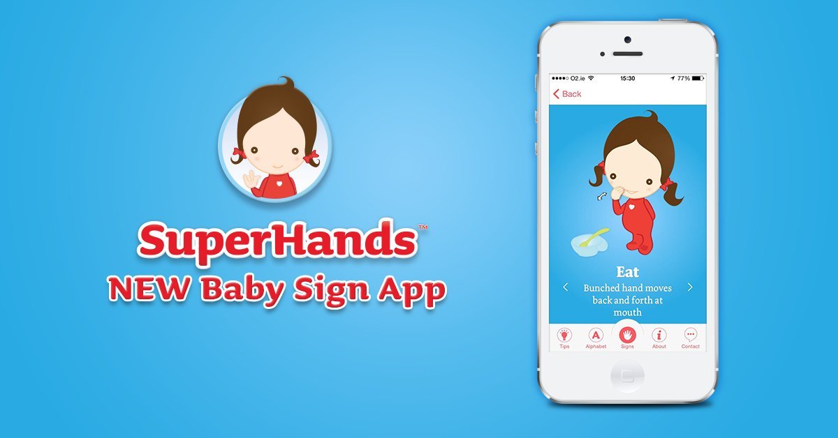 SuperHands Baby Signing App – for parents on the go!